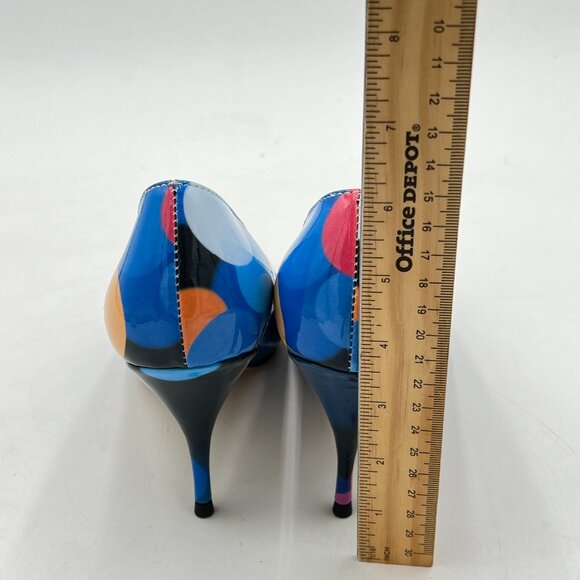 YDN Women Chic Pointed Closed Toe Mid Heel Pumps Slip on Stilettos Slide Dress S - Picture 5 of 8